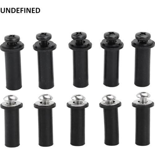 5pcs Motorcycle Round Head Windshield Screws Nut Bolts Kit Fits All Years For Harley CVO Road Glide Ultra Custom Windscreen