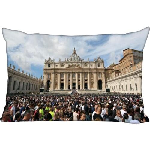 Custom Vatican Pillowcase Bedroom Home Office Decorative Pillow Cover Fabric Rectangle Zipper Pillow Cases 40x60CM,50X75CM