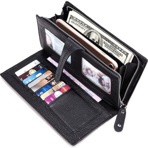 New 2020 Ladies Wallet Multi-function Fashion Simple Zipper Long Multi-card Slot Large-capacity Coin Purse Bag