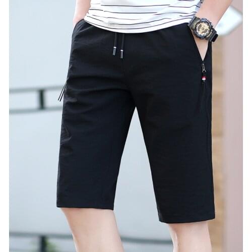 New Shorts Korean Version of The Trend of Regular Mens Pants Short Pants 7 Points Sports Pants Casual Pants