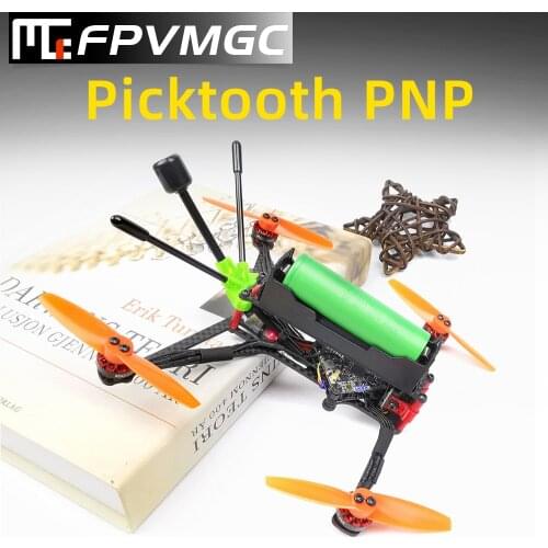 Picktooth PNP VT5804-AIR 400mW Caddx Baby Ratel 2 F4 WHOOP 1202.5 KV11500 1S Long Range 3inch 18650 Super Long Lasting FPV Drone