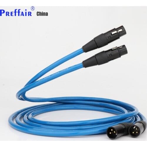 Preffair X404 hifi XLR audiocable silver plated signal line XLR terminal output audio connection line
