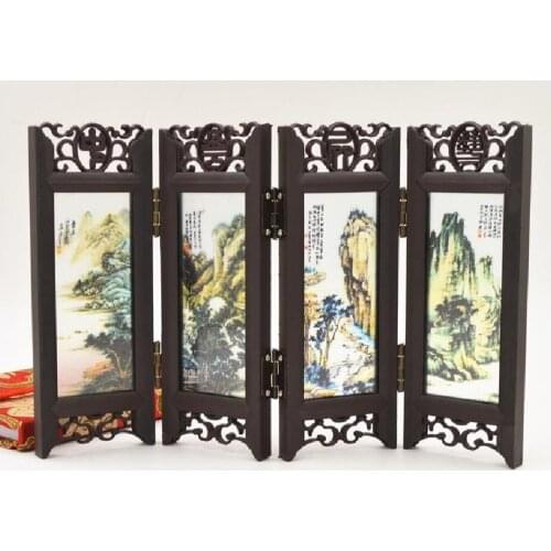 Handicrafts with Chinese characteristics, Zhang Da Qians landscape paintings, small screen ornaments #441