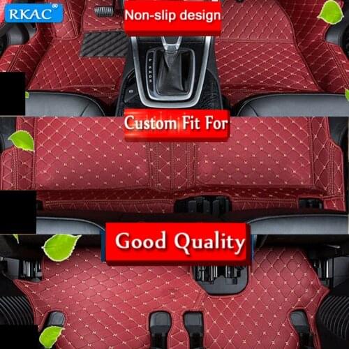 RKAC Custom special car floor mats for Infiniti QX60 7 seats 2018-2013 waterproof carpets for QX60 2014,Free shipping