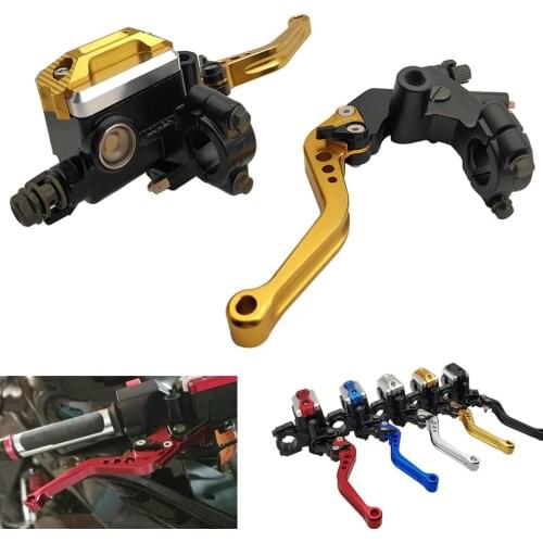 Motorcycle Brakes Clutch Levers Handlebar CNC Adjustable Reservoir Set For Kawasaki kx 85 125 250 250f 450f KLX125 KLX250 KDX125