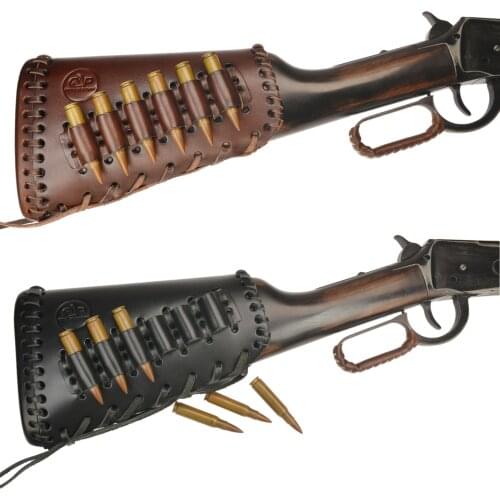 Tactical Shotgun Cheek Rest Raiser Kit Handmade Leather Rifle Buttstock Shoulder Pad Adjustable Hunting Gun Accessories