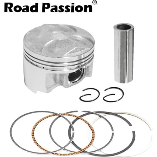 Motorcycle Engine Parts STD +25 +50 Cylinder Bore Size 56.00mm ~ 56.50mm Pistons & Rings Kit For Yamaha FZ400 FZ 400 Piston Ring