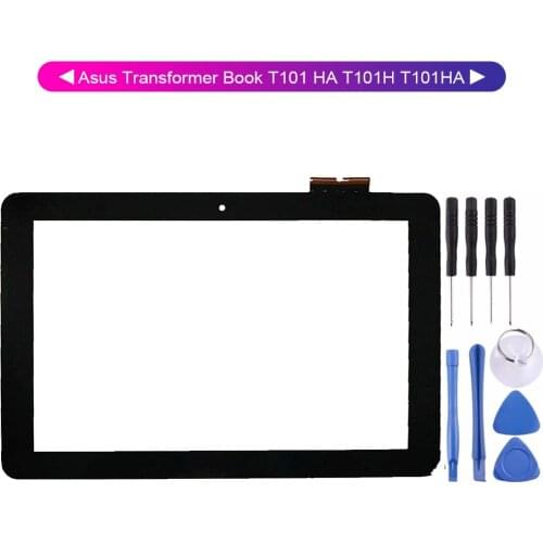 100% Test For Asus Transformer Book T101 HA T101H T101HA Touch Screen Digitizer Glass + Tools