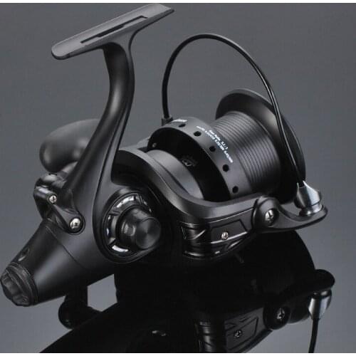 12+1 BB Spinning Reel with Front and Rear Double Drag Carp Fishing Reel Left Right Interchangeable for Saltwater Freshwater