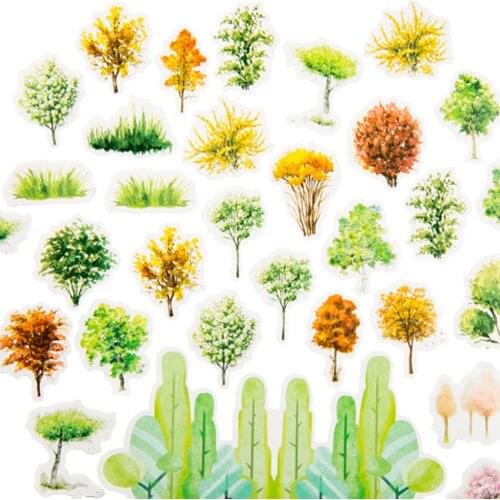 20packs/lot Norwegian Forests sticker Mini adhesive Paper Sticker Decoration diy Handmade Gift photo album Scrapbooking Stickers
