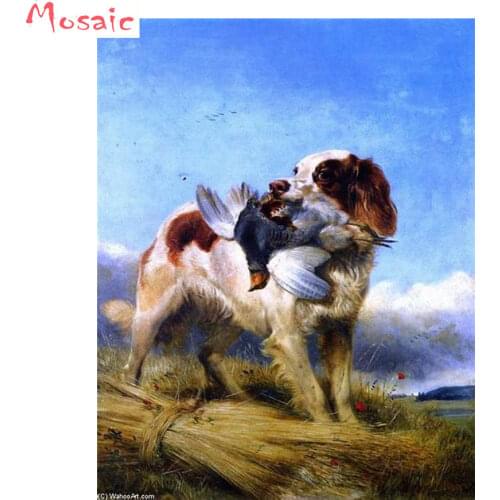 5D diamond embroidery English Springer Spaniel diamond painting cross stitch mosaic animal dog full square diamond decoration