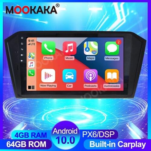 Android 10.0 4+64G Car Radio Carplay For VW Volkswagen PASSAT 2016 Touch Screen Autoradio DSP DVD Multimedia GPS Navigation