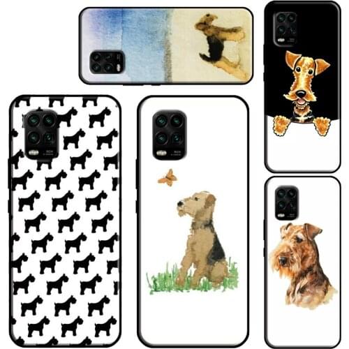Airedale Terrier Dog Case For Xiaomi Mi 11 Lite 10 9 9T 10T Pro A3 11 Ultra POCO M3 X3 Pro F2 F3 Phone Fundas