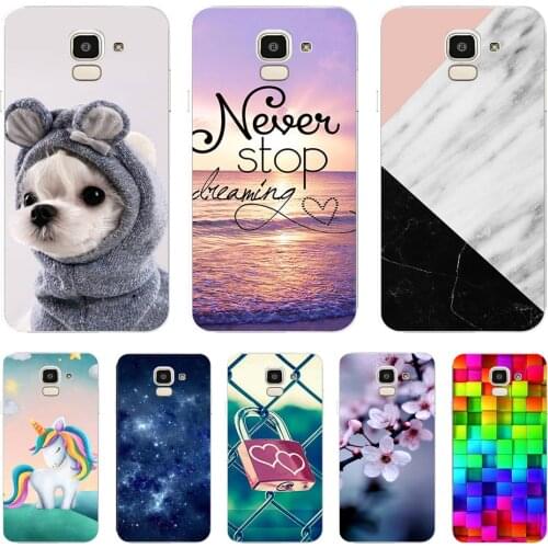For Phone Case Samsung Galaxy j6 2018 Soft Silicone Case For Protector Fundas Samsung j6 Plus 2018 j600f j610f Capas Cover Coque