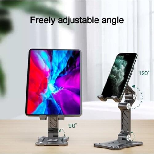 K1KF Tablet Holder Thick Case Friendly Stand Angle Adjustable Phone Stand for Desk
