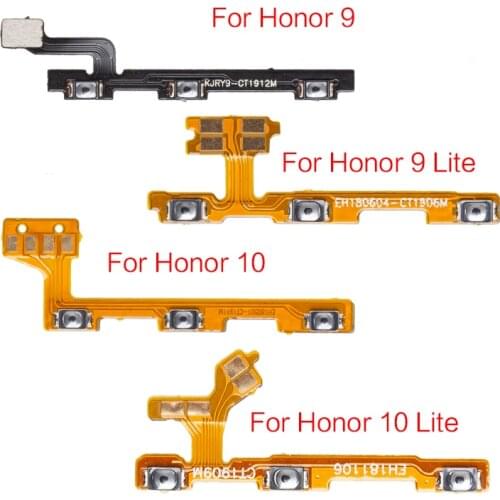 1pcs Power Flex For Huawei Honor 9 10 Lite Volume Up Down Side Button Key Ribbon Flex Cable