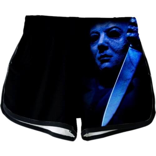 Halloween 3D Printed Women Shorts Fashion Streetwear Shorts 2019 New Arrival Hot Sale Girls Casual Streetwear Summer Wear