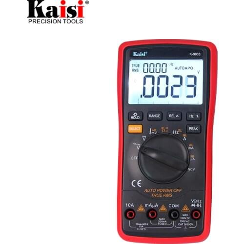 Kaisi 20000 count High precision automatic measuring range digital multimeter true RMS digital capacitor temperature measurement
