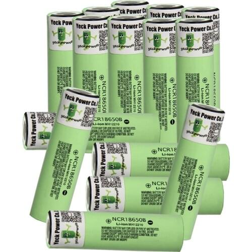 Rechargeable 18650 battery lithium batteries li-ion 3400mah 3.7V ncr18650b ION akkumulator Russian Warehouse Fast delivery