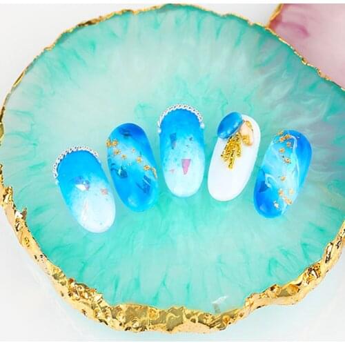 Fashion Resin Jewelry Ring Holder Display Plate Desktop Home Decor Ornaments for Outdoor Stuff Organizing Supplies