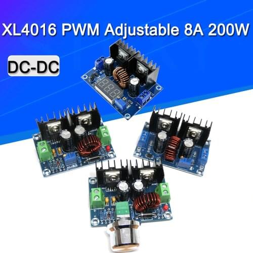 Max 8A XL4016 XL4016E1 200W High Power DC-DC PWM Adjustable Step-down Buck Converter Module Tire Voltage Regulator