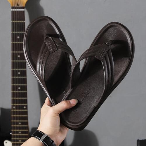 Summer Beach Men Flip Flops Slippers Skid-proof Good Quality Shoes Soft Comfortable Big Size Mens Shoes Dropshipping