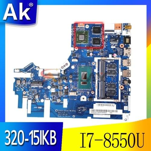 NM-B453 for Lenovo Ideapad 320-15IKB Motherboard Mainboard Laptop 81BG 81BT P/N: 5B20Q11195 5B20Q11189 CPU:I7-8550U GPU:R5 4GB