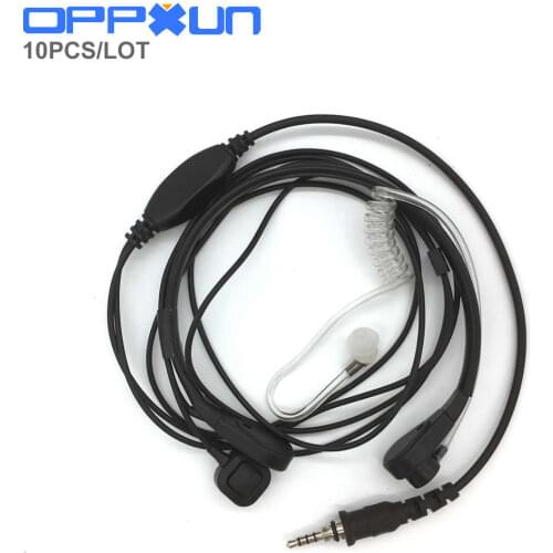 Wholesale OPPXUN Headset With Big PTT Button For Yaesu Radio VX7R VX6R VX120 VX127 VX170 VX177 VX6E VX7E Walkie Talkie Earpiece