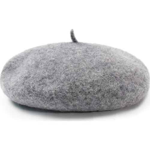 Autumn Winter Solid Warm Cotton Octagonal Hats for Women and Girl Berets Painter Hat Beanie Cap 23