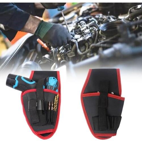 Durable Drill Tool Pouch Tool Organizer for Electricians Tools Drill Holder for Electrician Tools for Outdoor Working N58C