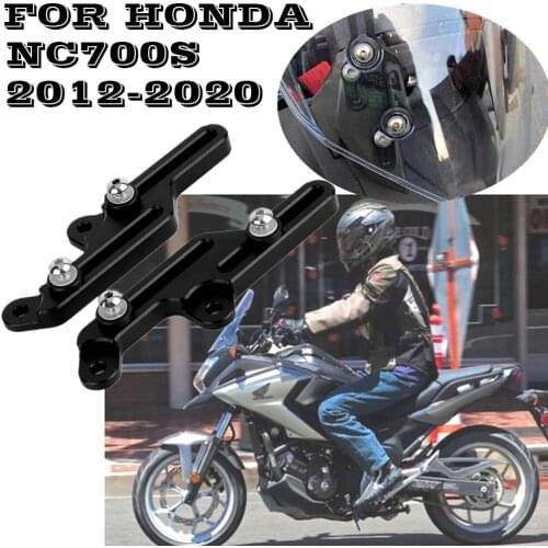 Motorcycle Accessories Windscreen Adjusters Airflow Adjustable Windscreen Wind For HONDA NC 700S NC700 S 2012-2020 15 16
