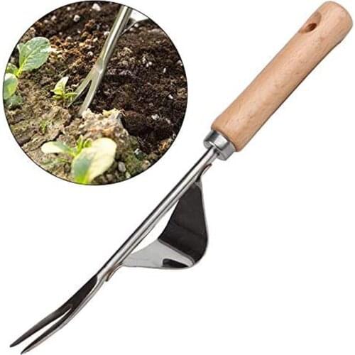 Manual Tool Garden Hand with Wood Handle Hand tool Manual Farmland Digging Lawn