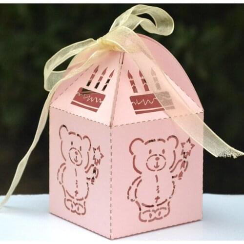 Wedding Gift Packing Boxes,Candy Chocolate Packing gold and green favor Baby Boxes Candy