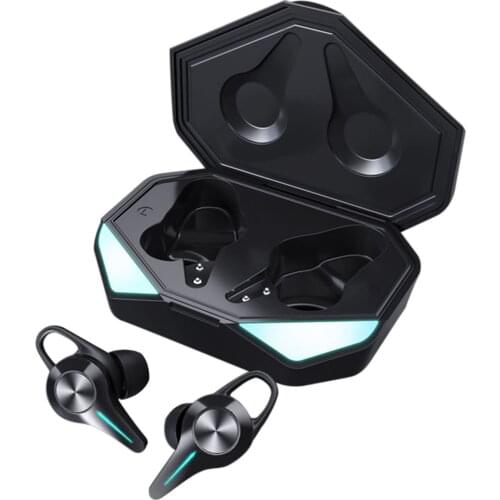 K5 TWS Bluetooth Earphones Gaming Headset LED Light Noise Cancelling Headsets 45ms Low latency 9D Hifi Stereo Wireless Headphone