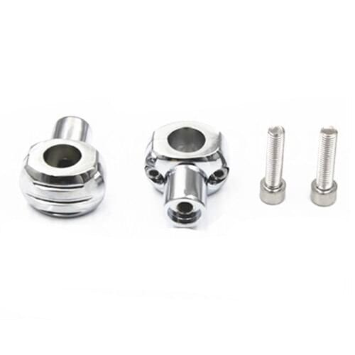 Universal 1" 25mm HandleBar Risers Chrome Motorcycle For Honda Shadow VLX 600 Kawasaki Vulcan 1500 Suzuki Boulevard Yamaha ATV
