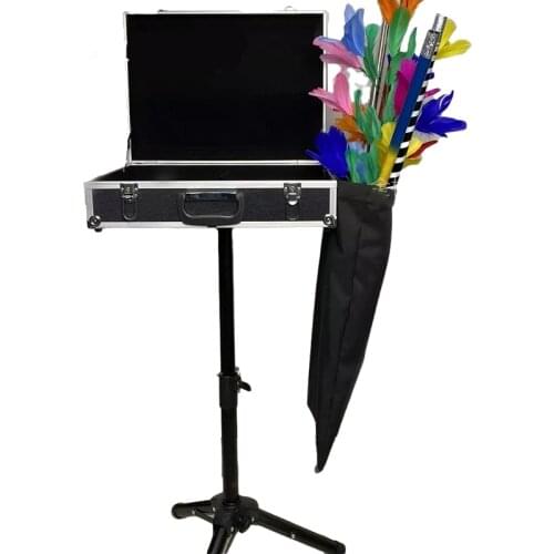 Magic Box Side Pocket (30*11*60cm) Magic Tricks MagicianS Hanging Storage Bullet/Trash Bag Magic Props Accessories Gimmick