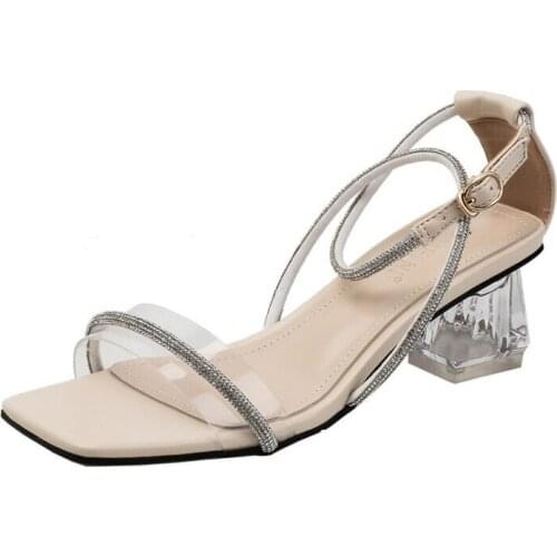 New Luxury Women Summer Shoes High Heel Bottom Pointed Studded Full Spikes Ladies Sexy Fashion Footwear With Crystal Sole