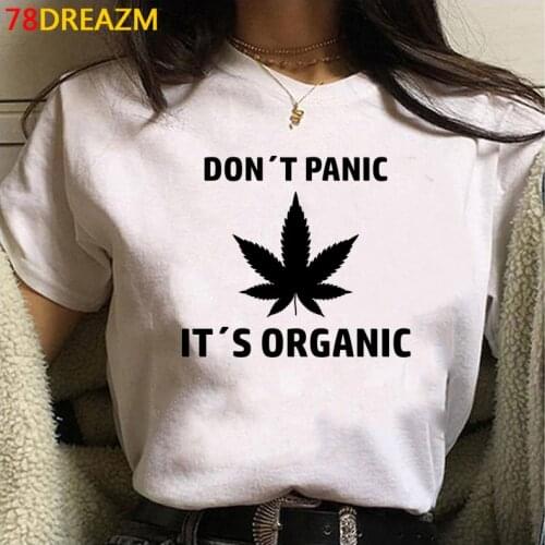 Bong Weed summer top clothes women casual white t shirt tumblr couple clothes 2021 top tees