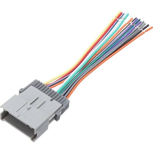 New 1pcs Radio Wiring Harness For GMC For Chevy For Buick Car Stereo Radio Wiring Harness Antenna Adapter Plug Car Accessories
