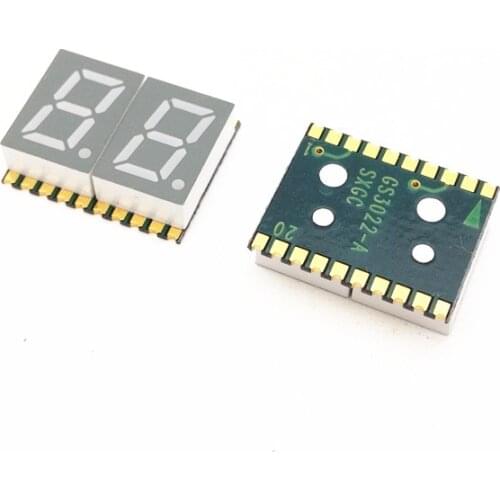 10PCS New SMD 2 Bit 0.3 inch Digital Tube LED Display Red Light 7 Segment Common Cathode/Anode