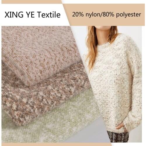 150 cm Wide Worsted Polyester Nylon Autumn Winter Fashion Suit Jacket Overcoat Clothing Fabric Cloth by the Meter Sewing