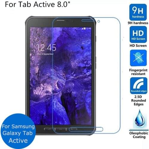 2PCS Tempered Glass Screen Protector Film For Samsung Galaxy Tab Active / Active 2 SM-T390 / 8.0 T360 T365 T390 T395 Tablet