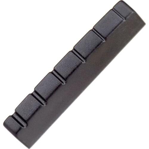 6 String Nut Acoustic Guitar Bridge Nut And Nut + 6pcs Guitar Bone Bridge Pins