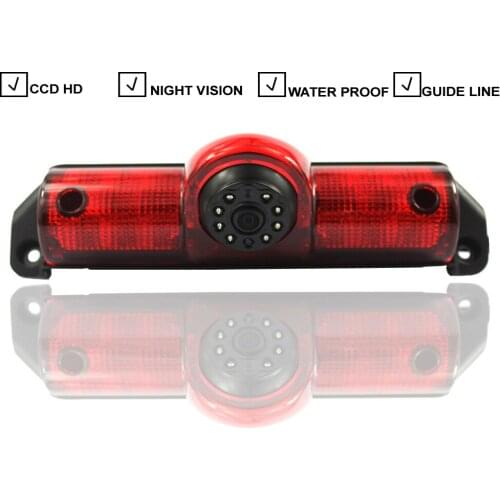 Car Brake LED Light Rear View Backup Camera For CHEVROLET CHEVY Express GMC Savana Cargo Van Light Parking Reverse Camera 8pc IR