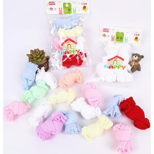 Full Free Shipping Childrens Candy Socks Boys and Girls Color Stockings Babys Socks Babies' Socks Summer Baby Thin Socks