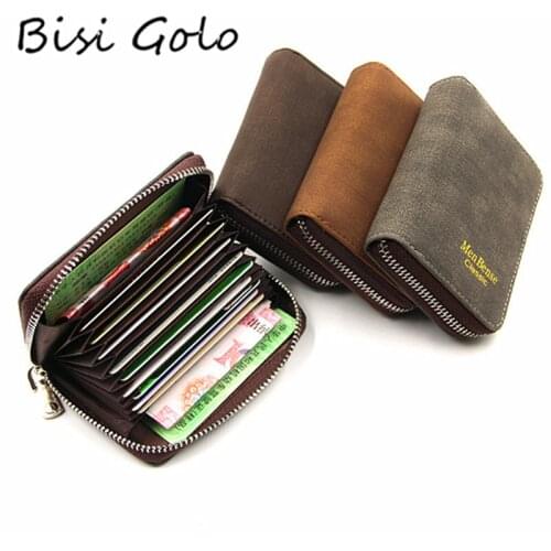 BISI GORO New Wallet Case Women Men Mini Wallet Coin Purse Credit Card Holder Small Wallet for Credit Cards Ladies Money Purse