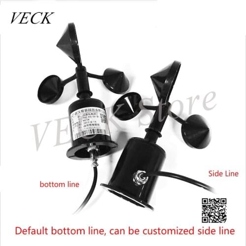 Three cups wind direction and wind speed sensor/anemorumbometer (RS485/232,4-20mA/0-5V) Wind speed transducer+wind transducer