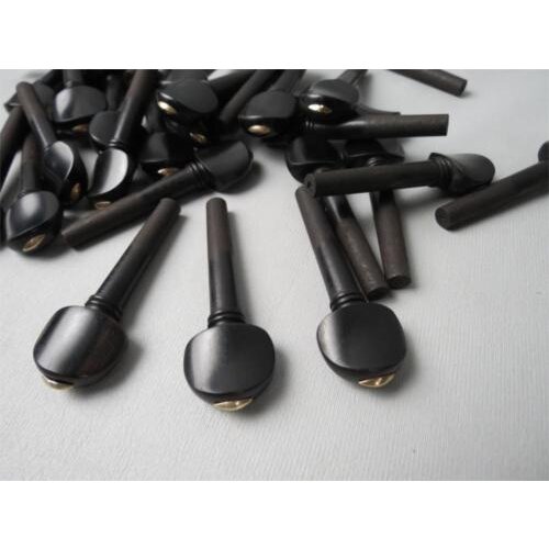 Nice SONG Cello part:4sets (16pcs) natural Ebony wood cello pegs 4/4