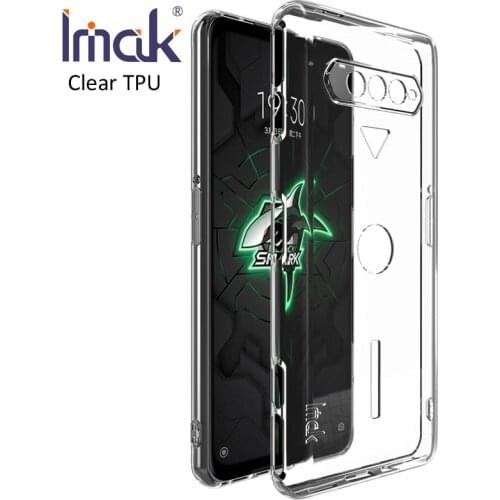 IMAK Clear Transparent TPU Case For Xiaomi BlackShark 4 Black Shark 4 Pro Soft Silicone Cover