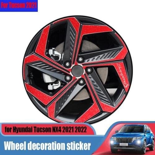 For Hyundai Tucson 2021 CN5 19-inch wheel stickers, various exterior modification and protection upgrades